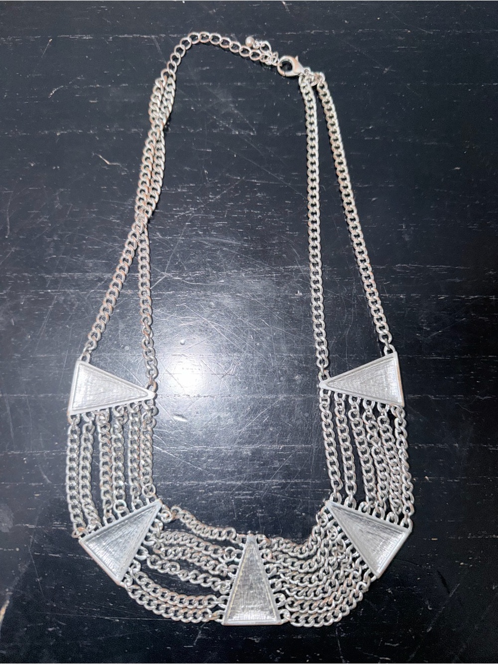 Geometric Statement Necklace - Picture 4 of 4